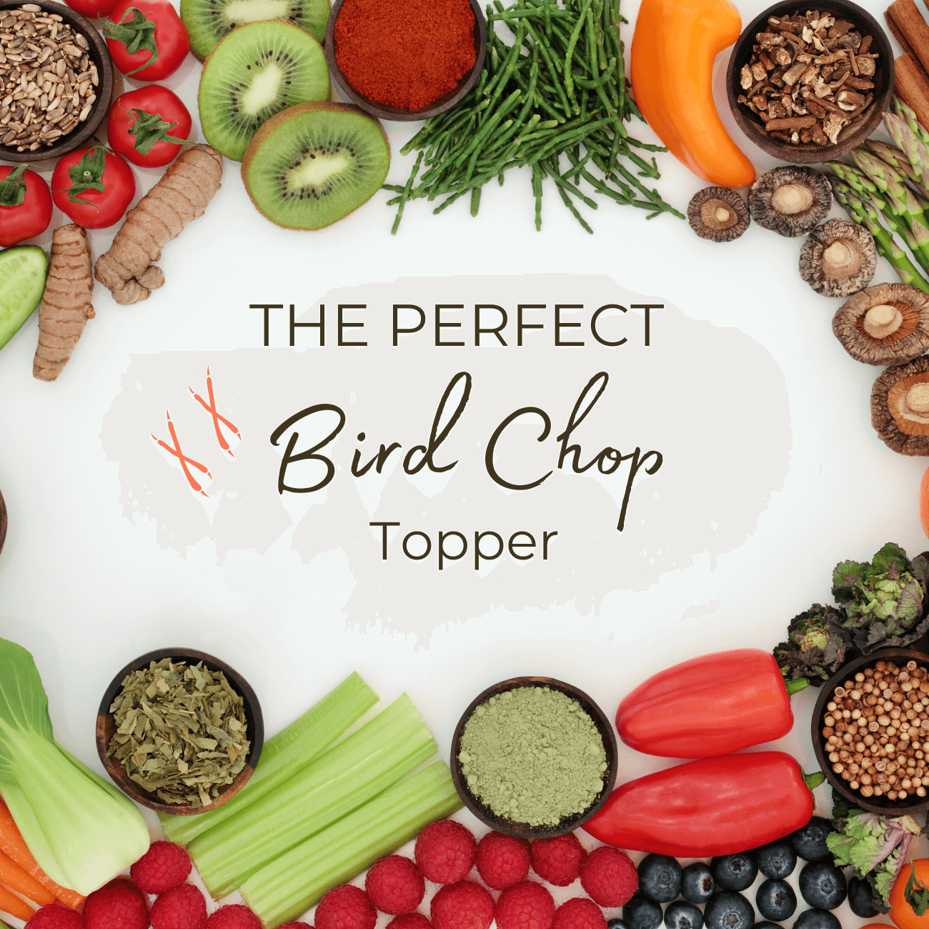 UnRuffledRx Organic Bird Greens – Supports Feather & Immune Health
