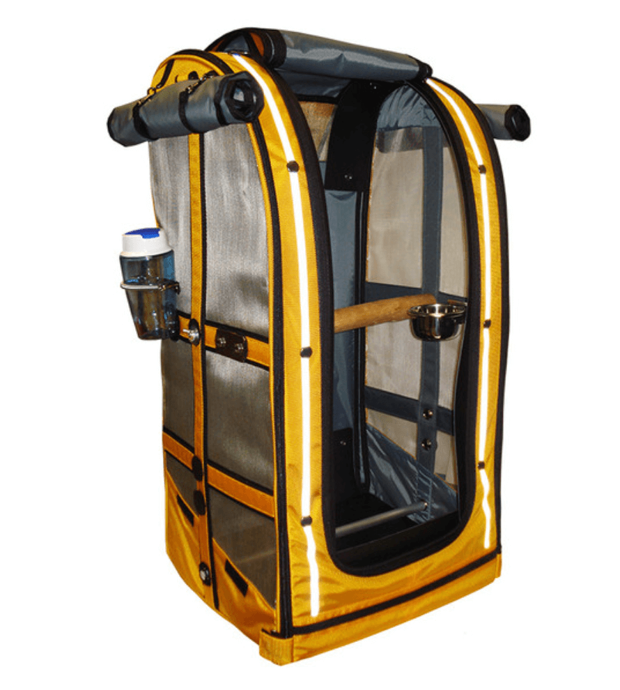 Macaw-size Pak-O-Bird carrier designed for large parrots
