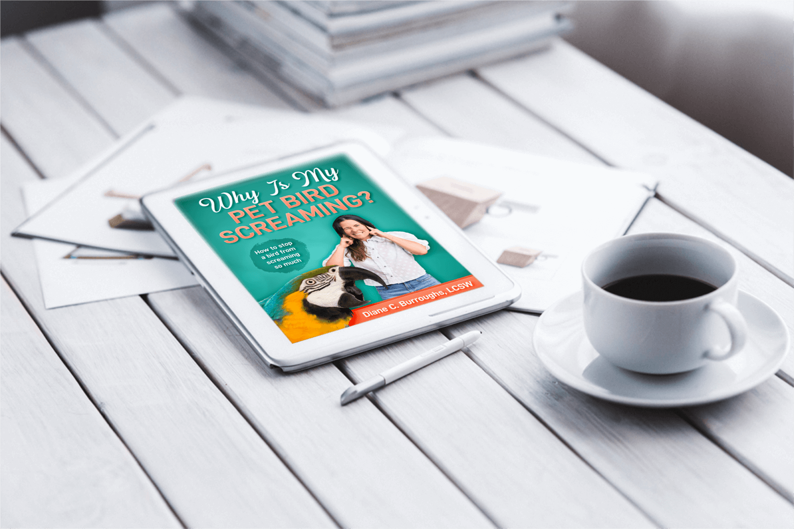 Reduce excessive bird screaming with positive reinforcement techniques in this downloadable book