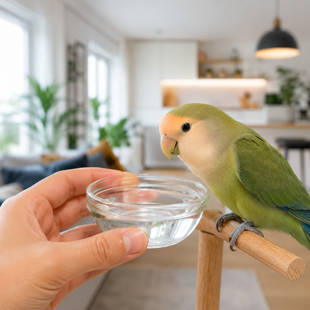 How to give water-soluble bird supplements by adding them to your parrot's drinking water.
