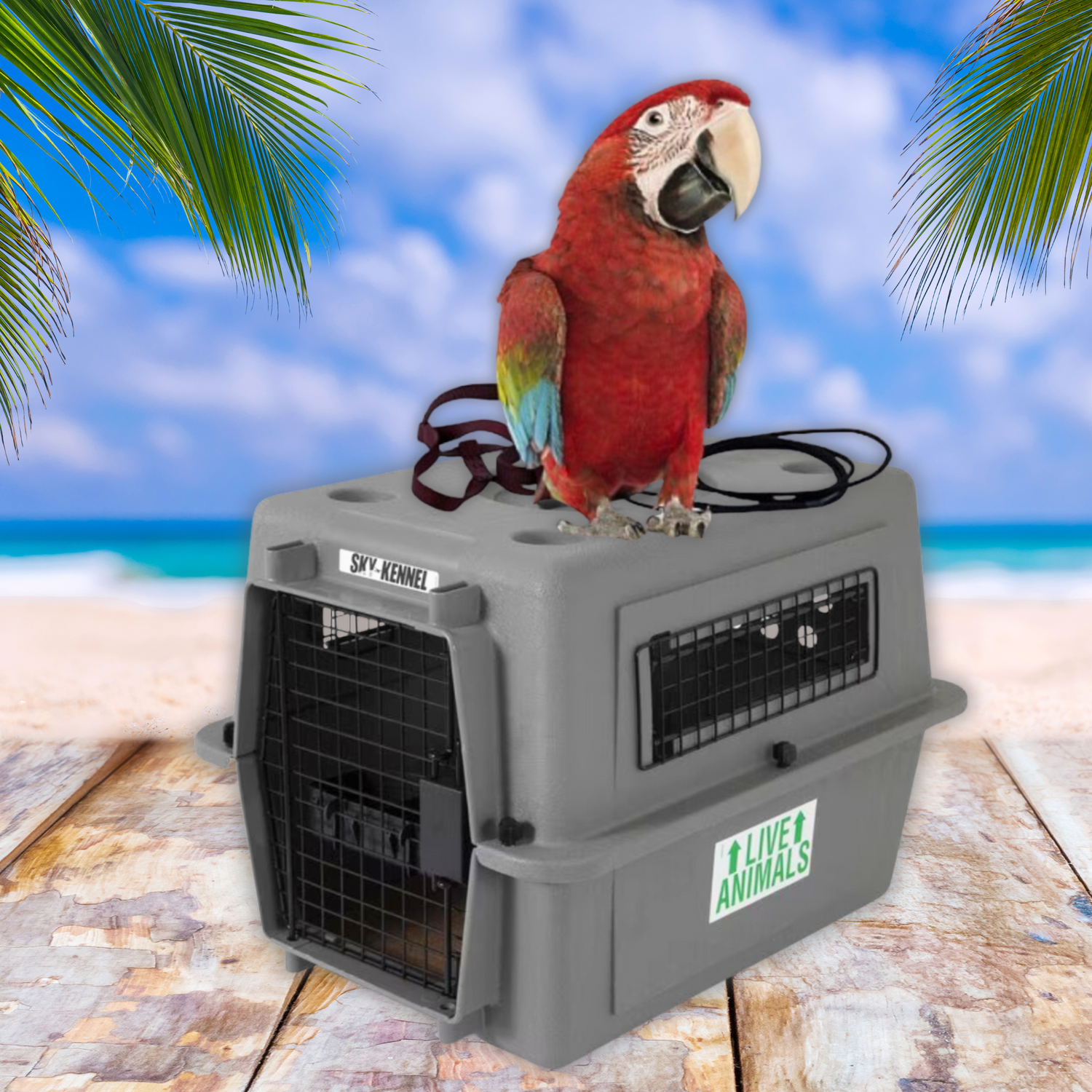 Macaw travel cage