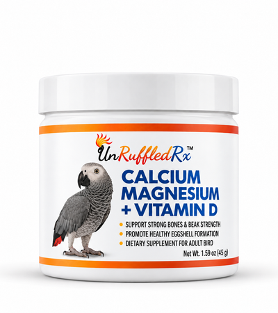 UnRuffledRx Calcium, Magnesium + D3 Supplement for Birds