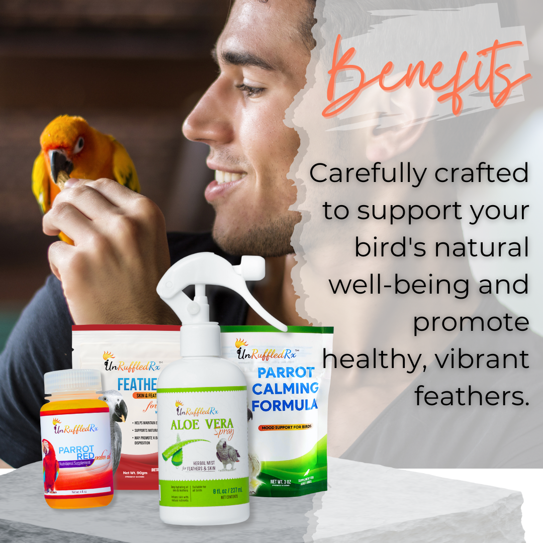 UnRuffledRx Bird Feather & Skin Wellness Kit