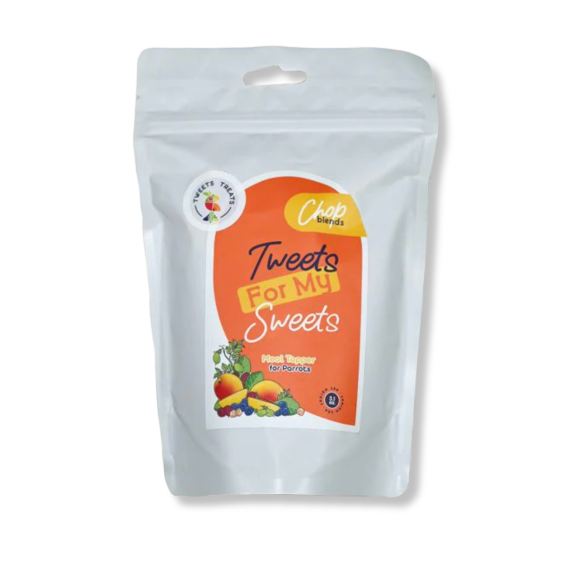 Tweets Treats Meal Topper for Parrots