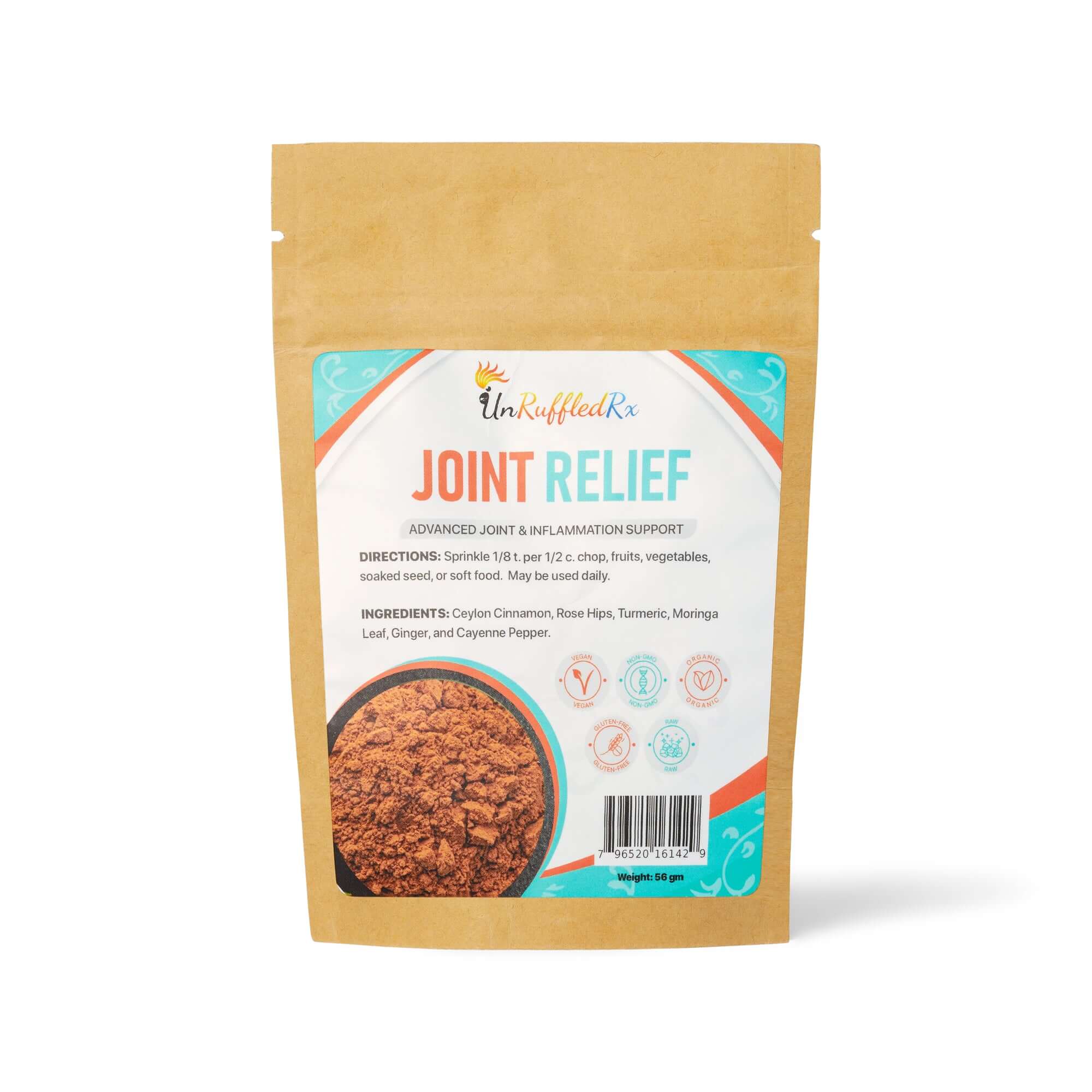 UnRuffledRx Joint Relief Anti-Inflammatory Antioxidant Bird Supplement - BirdSupplies.com