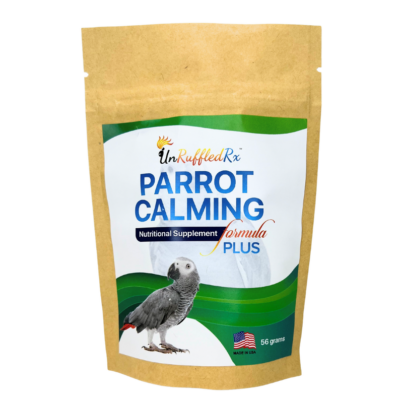 UnRuffledRx Parrot Calming Formula, Supplement for Bird Anxiety