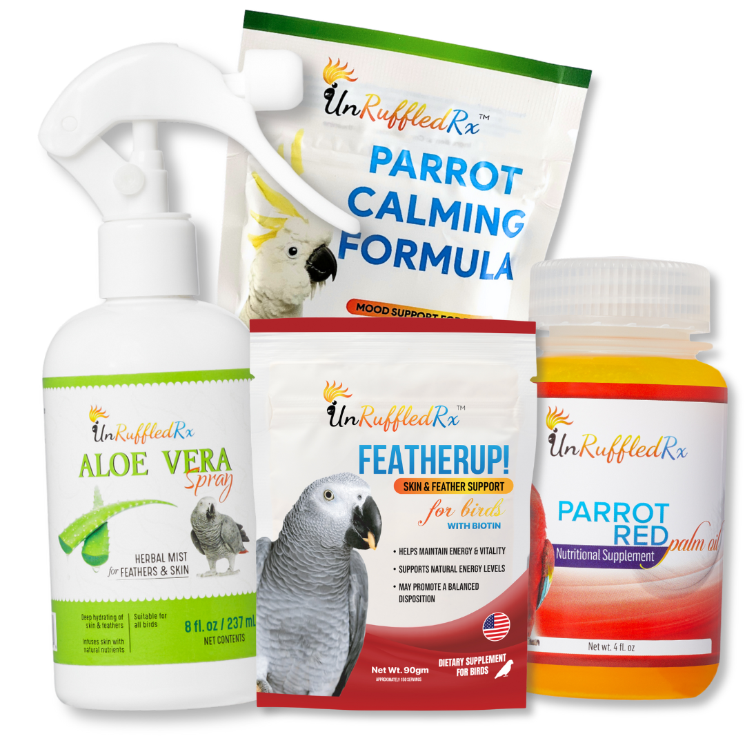 UnRuffledRx Bird Feather & Skin Wellness Kit