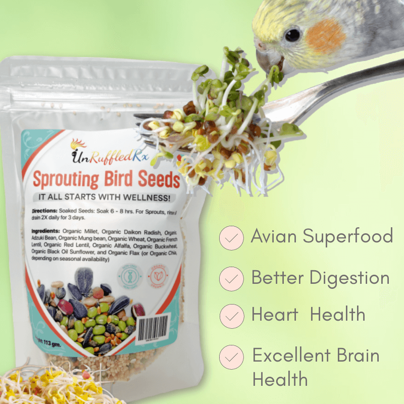 UnRuffledRx Hemp Seeds for Birds